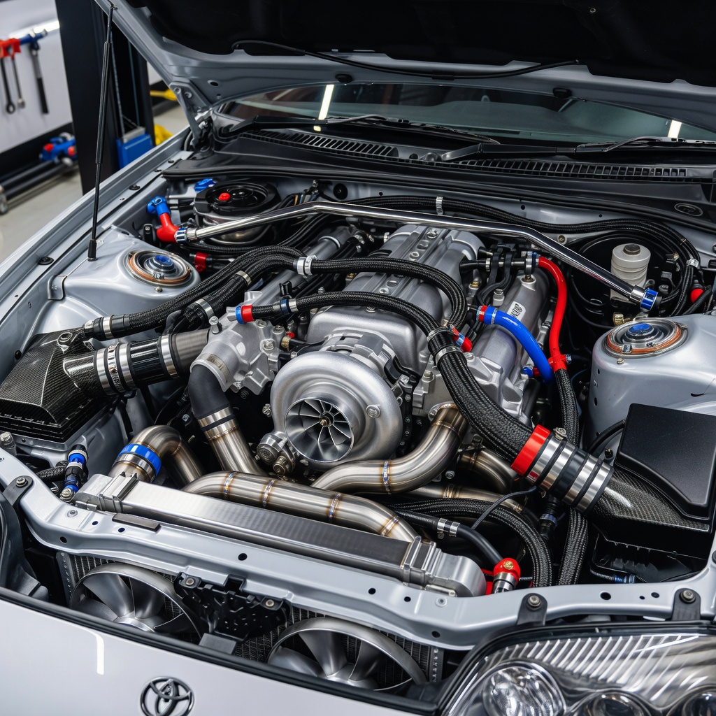 Toyota Supra MK4 JZA80 Engine Bay Tuning